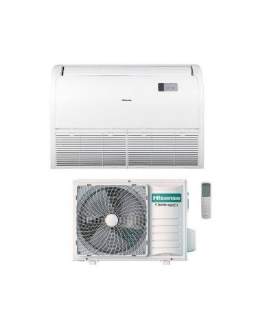 Hisense Climatizzatore Monosplit Soffito-Pavimento Serie Turbo 42000 btu trifase AUV125UR4RC8 Inverter R-32 A++