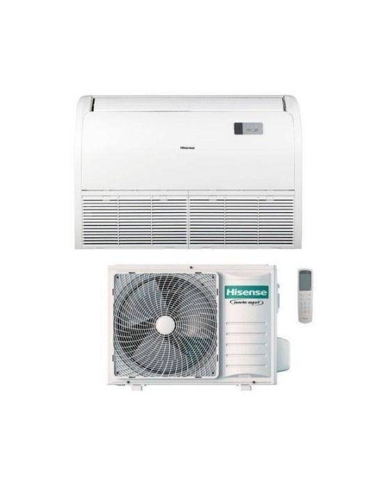 Hisense Climatizzatore Monosplit Soffito-Pavimento Serie Turbo 42000 btu trifase AUV125UR4RC8 Inverter R-32 A++
