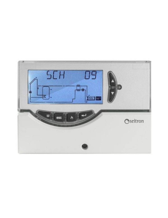Seitron Centralina Elios Midi per Impianti Solari Termici T con Cavo Spina RGDME5MP1T