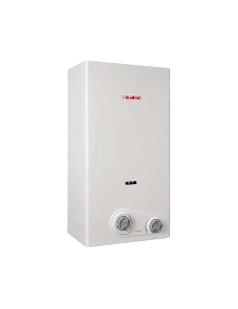 Fondital Scaldabagno a Gas a Camera Aperta Lipari Pro TN 14 Litri Metano Low NOx Classe A