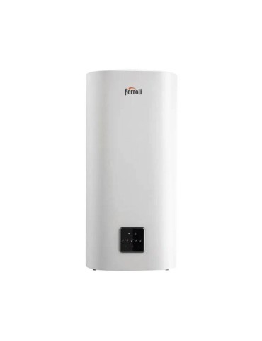 Ferroli Scaldabagno Elettrico Titano Twin 100 L Verticale/Orizzontale Doppio Serbatoio Wi-Fi