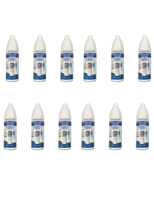 Eurosil Dos 1 litro polifosfato liquido Conf. da 12 pezzi Ricarica per pompa dosatrice Smart