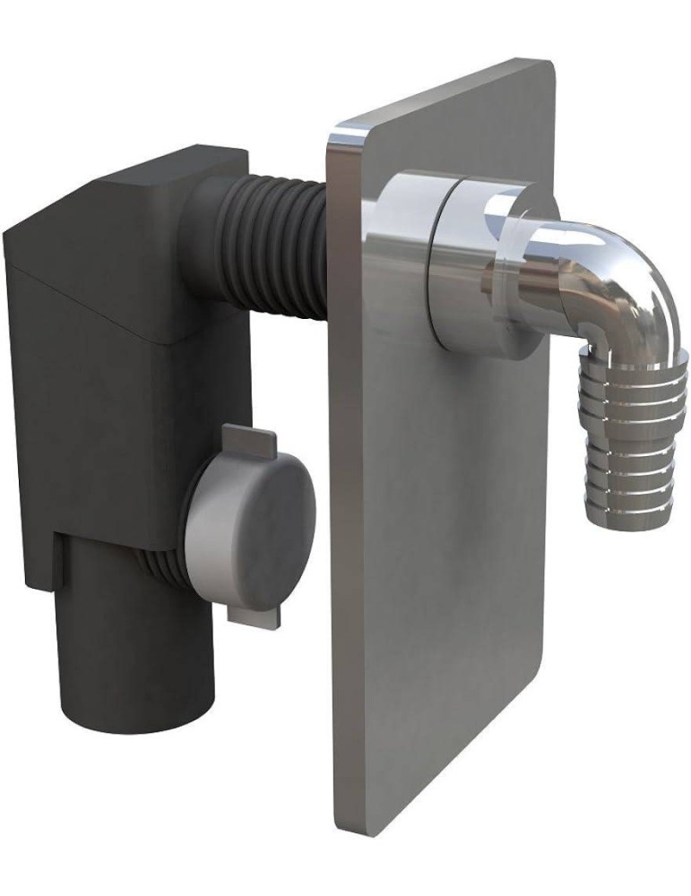 Bonomini Sifone ad Incasso COMPACT per lavatrice o lavastoviglie - 3400CR40B9