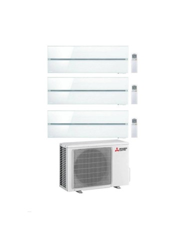 Mitsubishi Climatizzatore Trial Split Kirigamine MSZ-LN Bianco 12+12+18 con MXZ-3F68VF4 Inverter R-32 Wi-Fi Classe A++