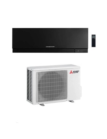 Mitsubishi Climatizzatore Monosplit Linea Kirigamine Zen MSZ-EF 9000 btu MSZ-EF25VGKB Black Inverter R-32 Wi-Fi Classe A+++