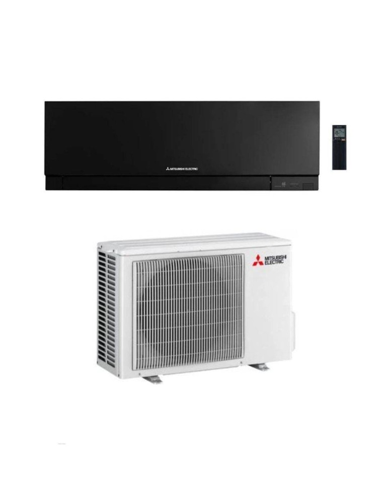 Mitsubishi Climatizzatore Monosplit Linea Kirigamine Zen MSZ-EF 9000 btu MSZ-EF25VGKB Black Inverter R-32 Wi-Fi Classe A+++