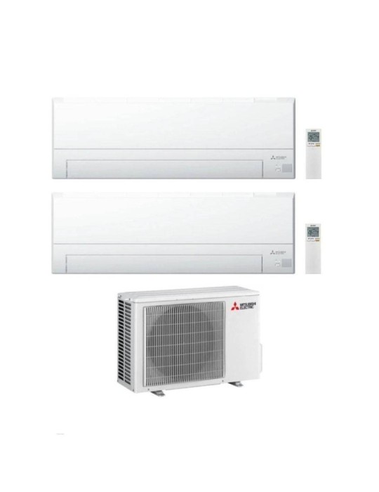 Mitsubishi Climatizzatore Dual Split MSZ-BT VGK 9+18 con MXZ-2F53VF Inverter R-32 Wi-Fi Classe A++