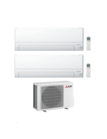 Mitsubishi Climatizzatore Dual Split MSZ-BT VGK 9+9 con MXZ-2F53VF Inverter R-32 Wi-Fi Classe A++