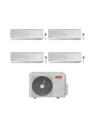 Ariston Climatizzatore QuadriSplit Alys R 32 9+12+12+18 con QUAD110XD0C-O Inverter Wi-Fi Optional Classe A++