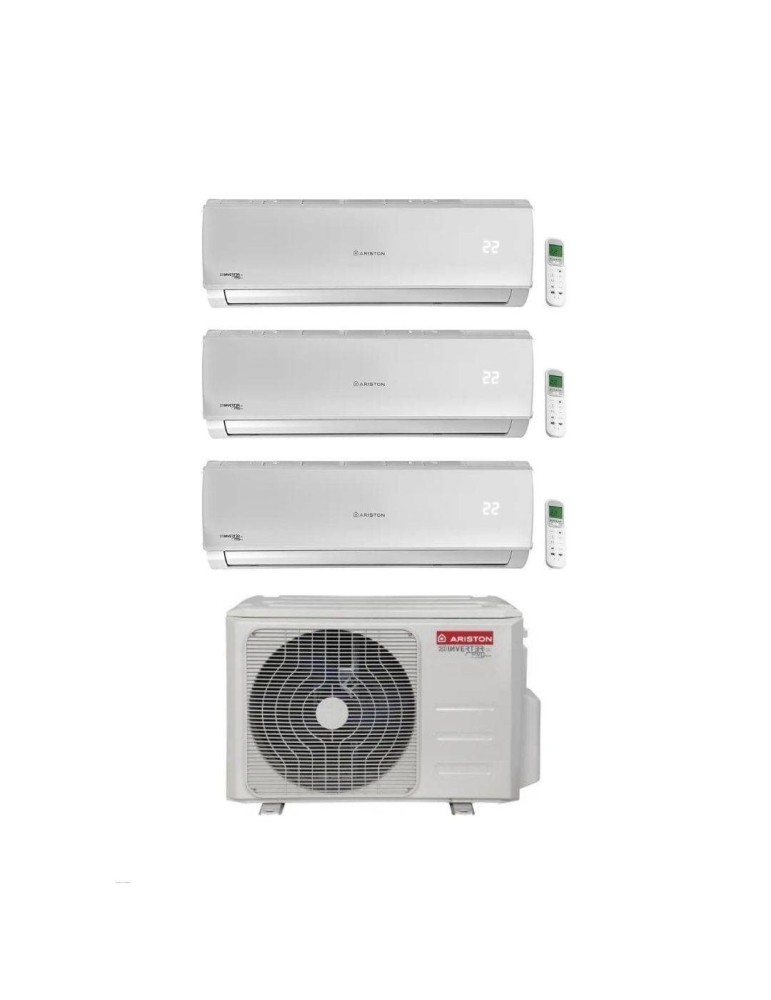 Ariston Climatizzatore TrialSplit Alys R 32 9+9+12 con TRIALC80XD0C-O Inverter Wi-Fi Optional Classe A++