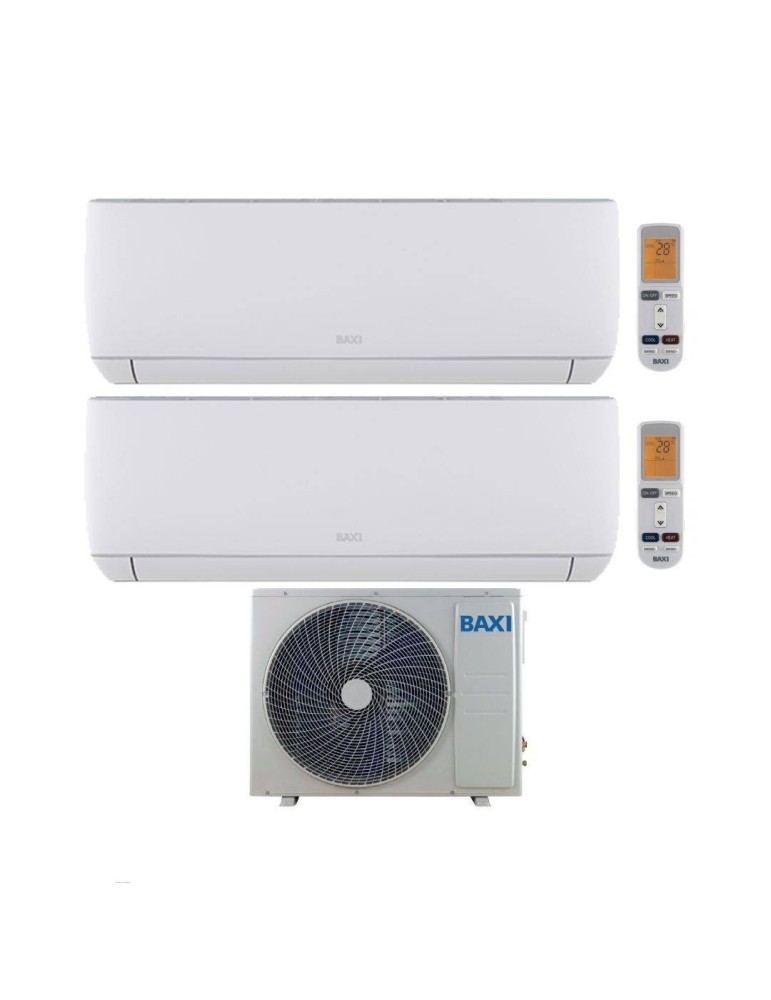 Baxi Climatizzatore Dual Split Astra 9+18 con LSGT70-3M Inverter R-32 Wi-Fi Opt. Classe A++
