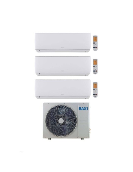 Baxi Climatizzatore Trial Split Astra 7+9+12 con LSGT100-4M Inverter R-32 Wi-Fi Opt. Classe A++