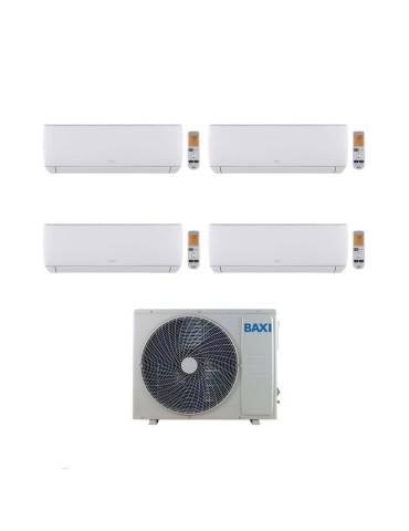 Baxi Climatizzatore Quadri Split Astra 7+9+9+9 con LSGT125-5M Inverter R-32 Wi-Fi Opt. Classe A++