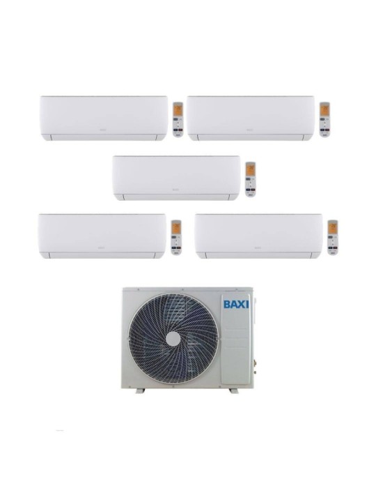 Baxi Climatizzatore Penta Split Astra 7+7+7+7+12 con LSGT125-5M Inverter R-32 Wi-Fi Opt. Classe A++
