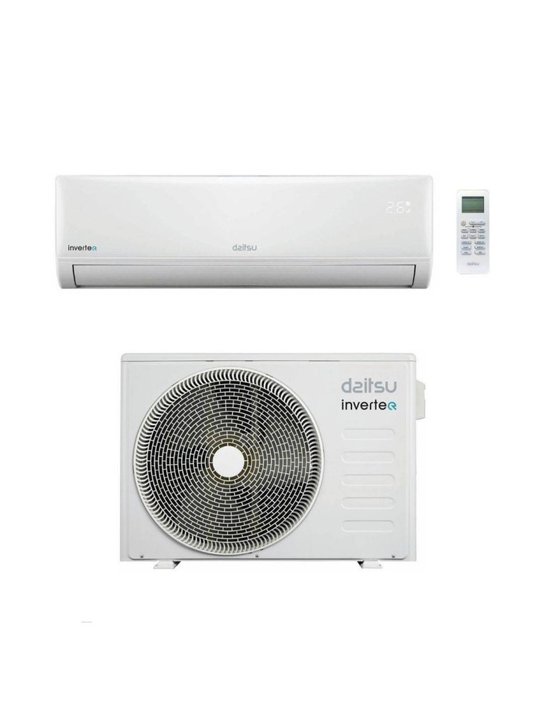 Daitsu Climatizzatore Monosplit DR 9000 btu DS-9KIDR(W) Air Inverter R-32 Wi-Fi optional Classe A++