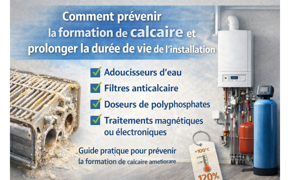Comment prévenir la formation de calcaire et prolonger la durée de vie de l’installation