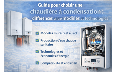 Guide pour choisir une chaudière à condensation : différences entre modèles et technologies