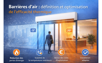 Barrières d’air : définition et optimisation de l’efficacité thermique